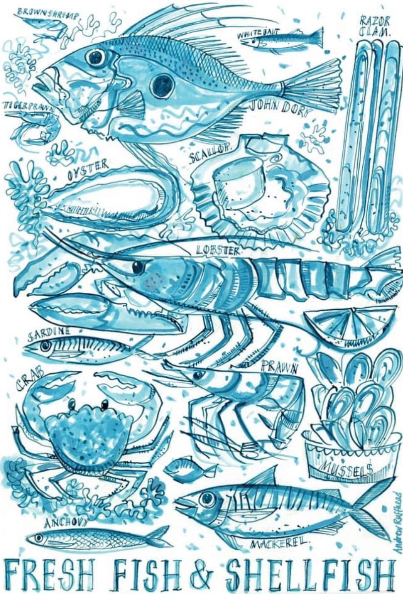 Fresh Fish Giclee Print