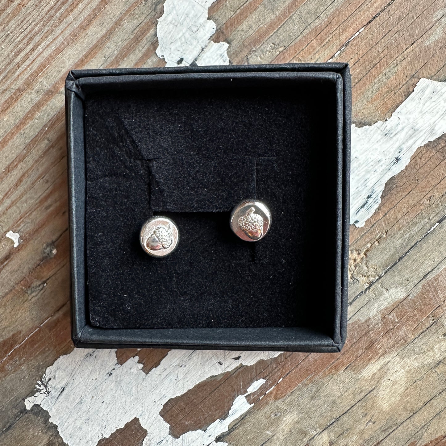 Sterling silver Acorn Stud earrings