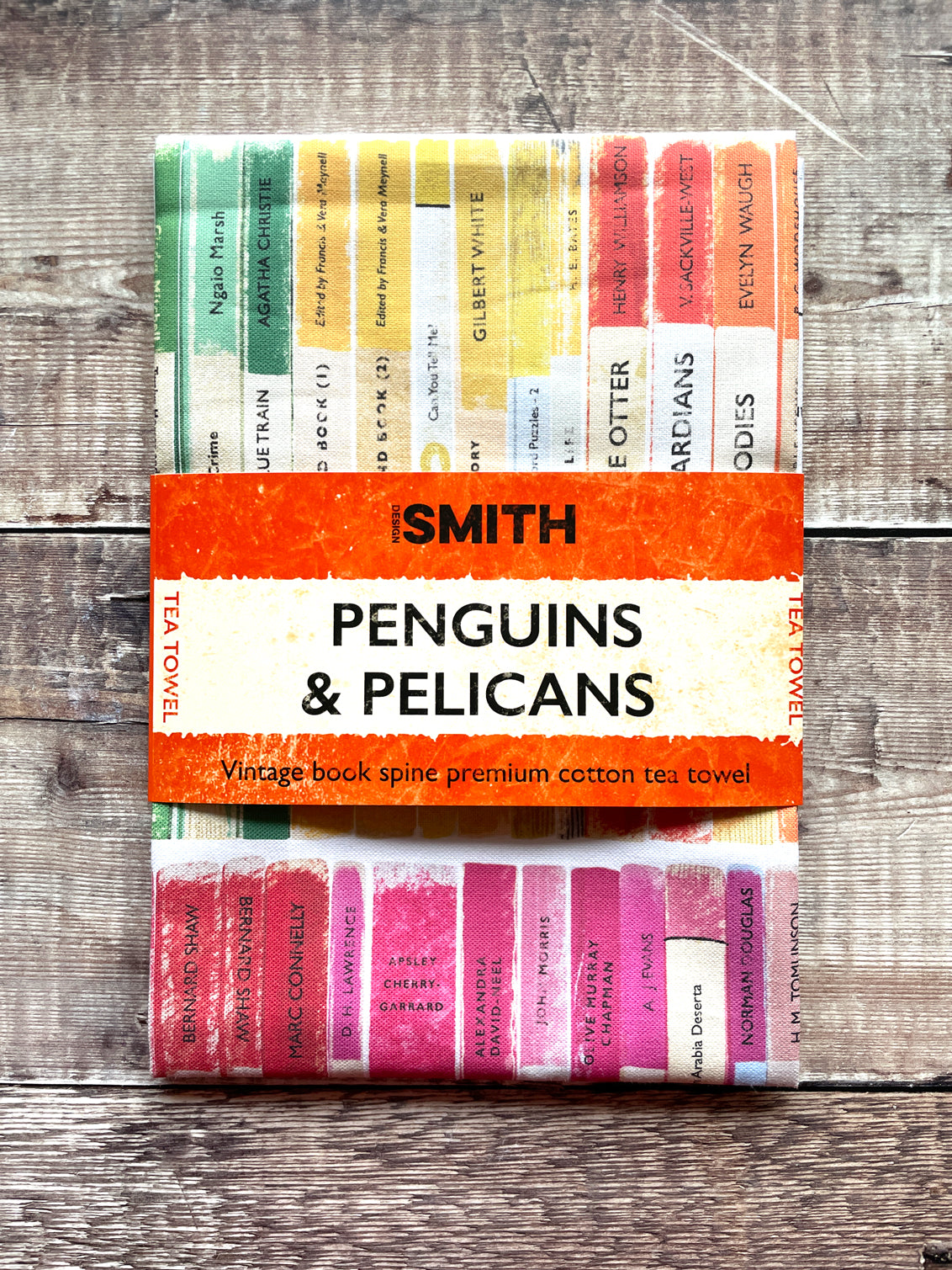 Penguins and Pelicans Tea Towel