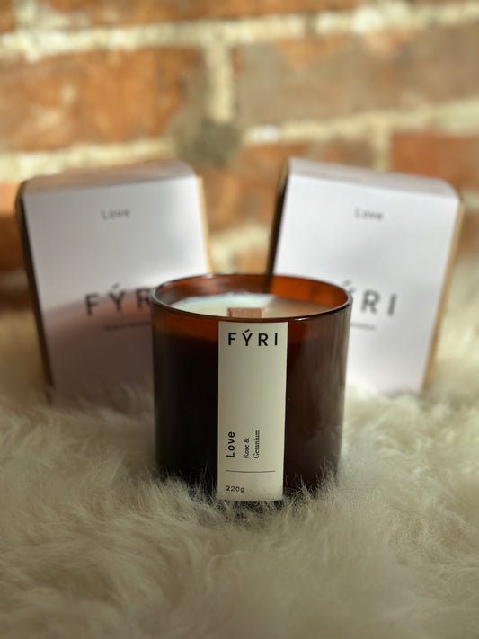 The Amber Vessel Candle - Love