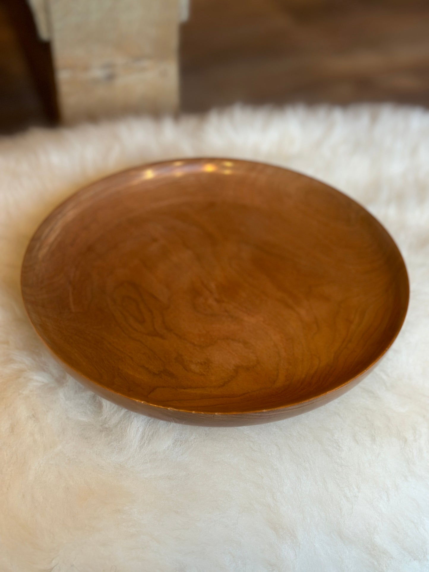 Hand Turned plate in Maple