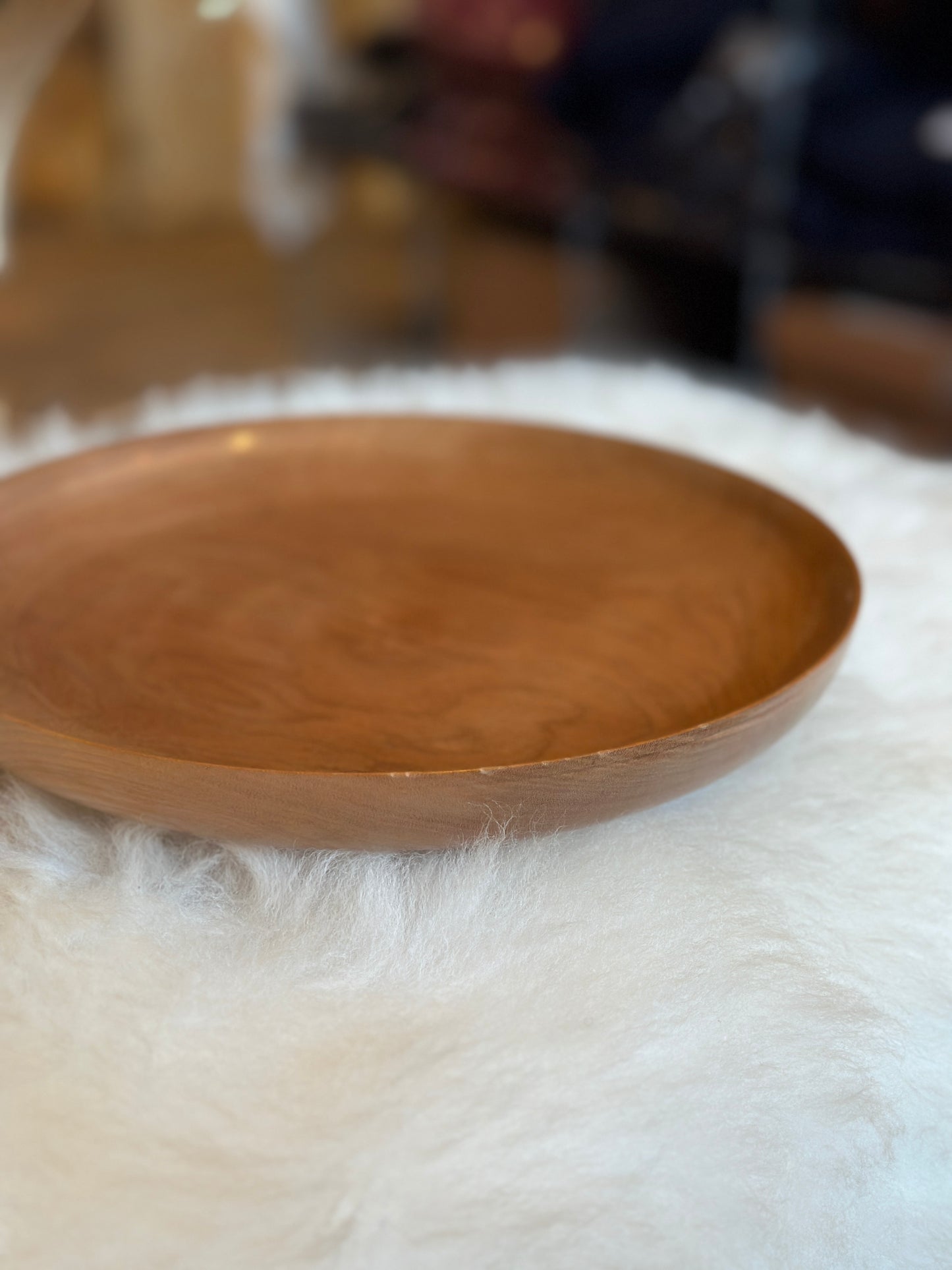 Hand Turned plate in Maple