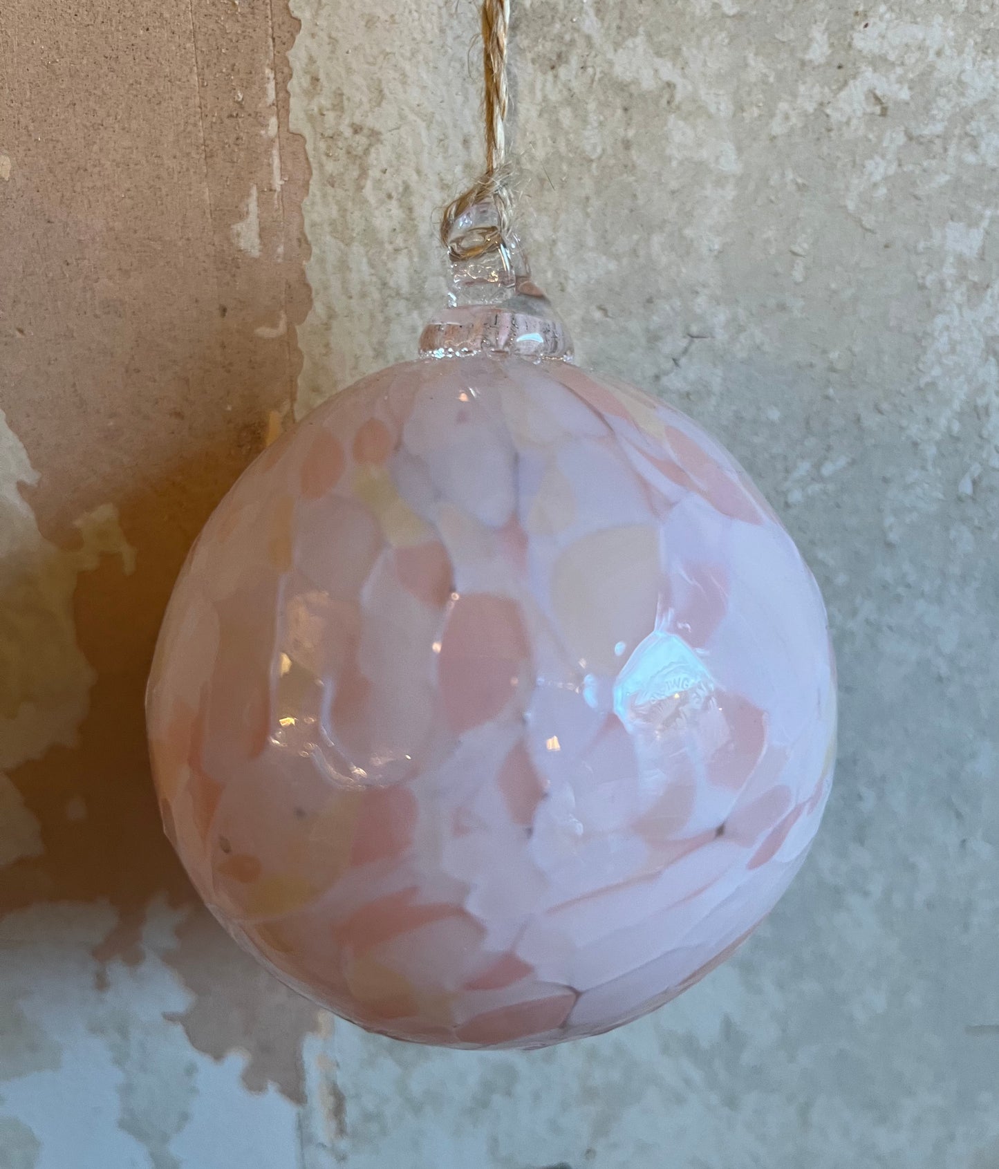 Handblown glass baubles 60 - 80mm