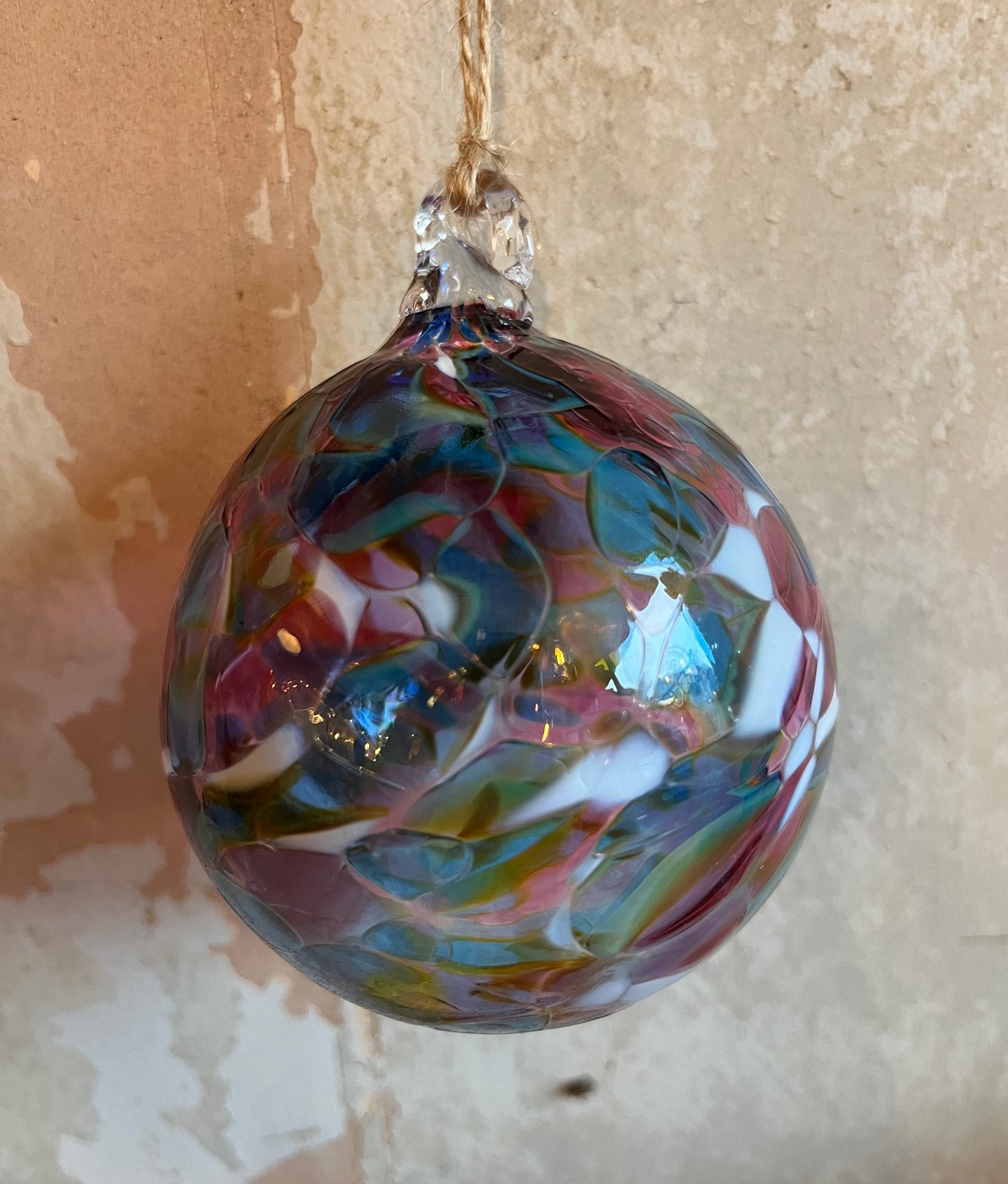 Handblown glass baubles 60 - 80mm