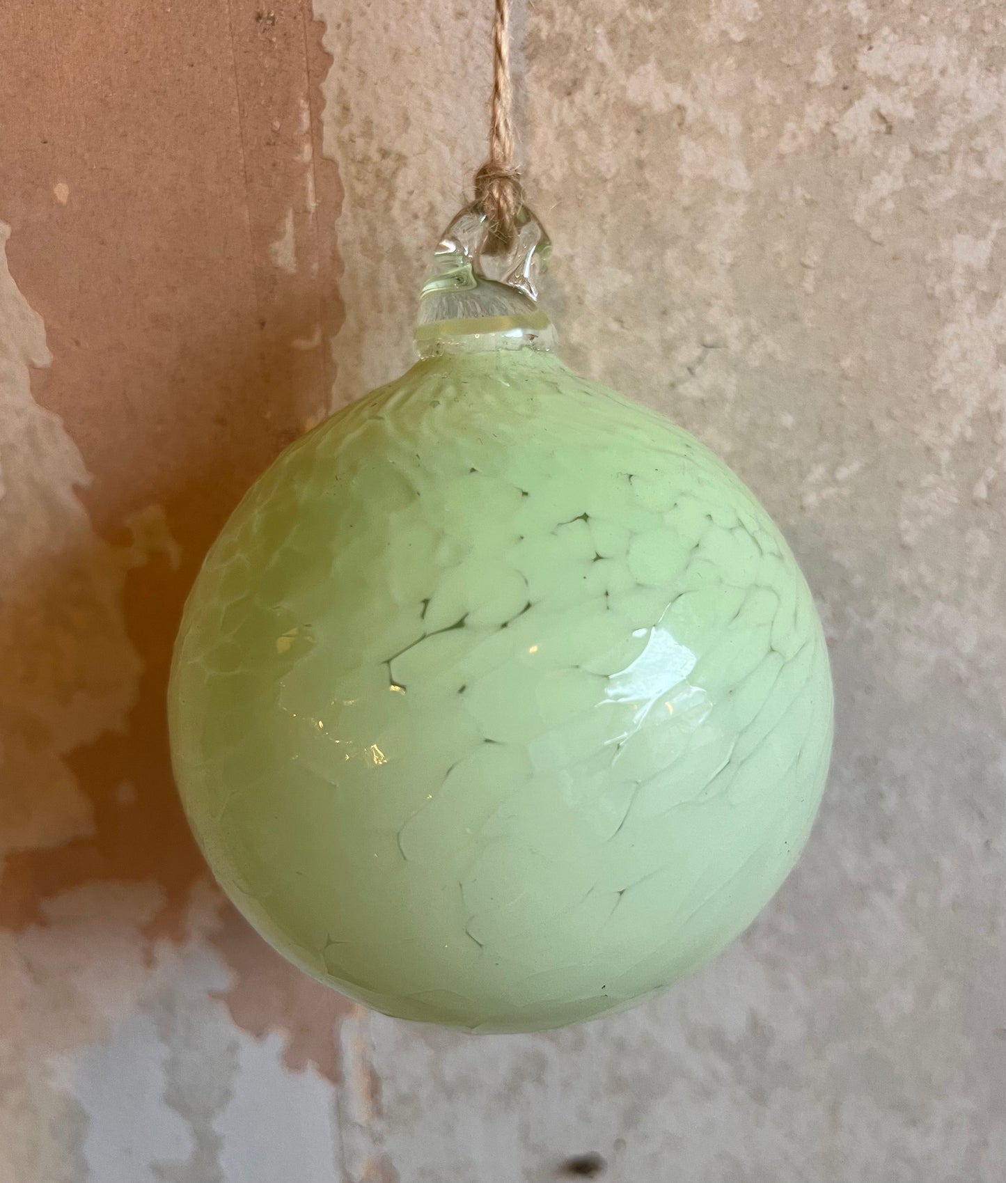 Handblown glass baubles 60 - 80mm