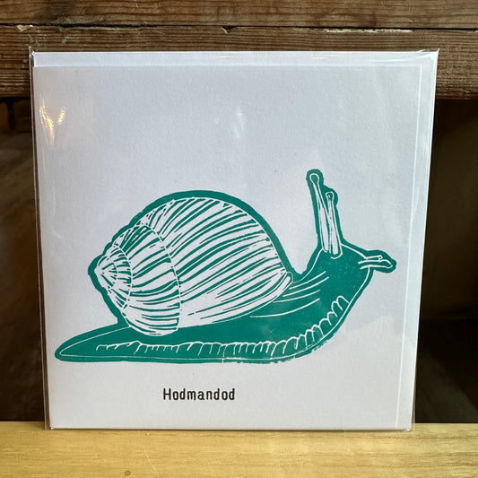 Hand printed Hodmandod (snail) cards