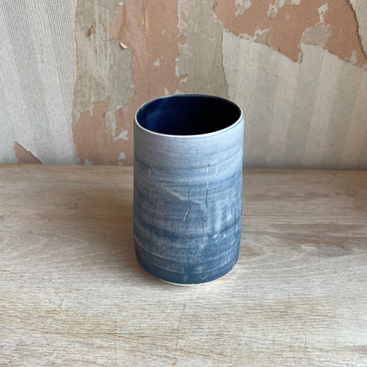 Seascapes Porcelain Vessels - indigo interior