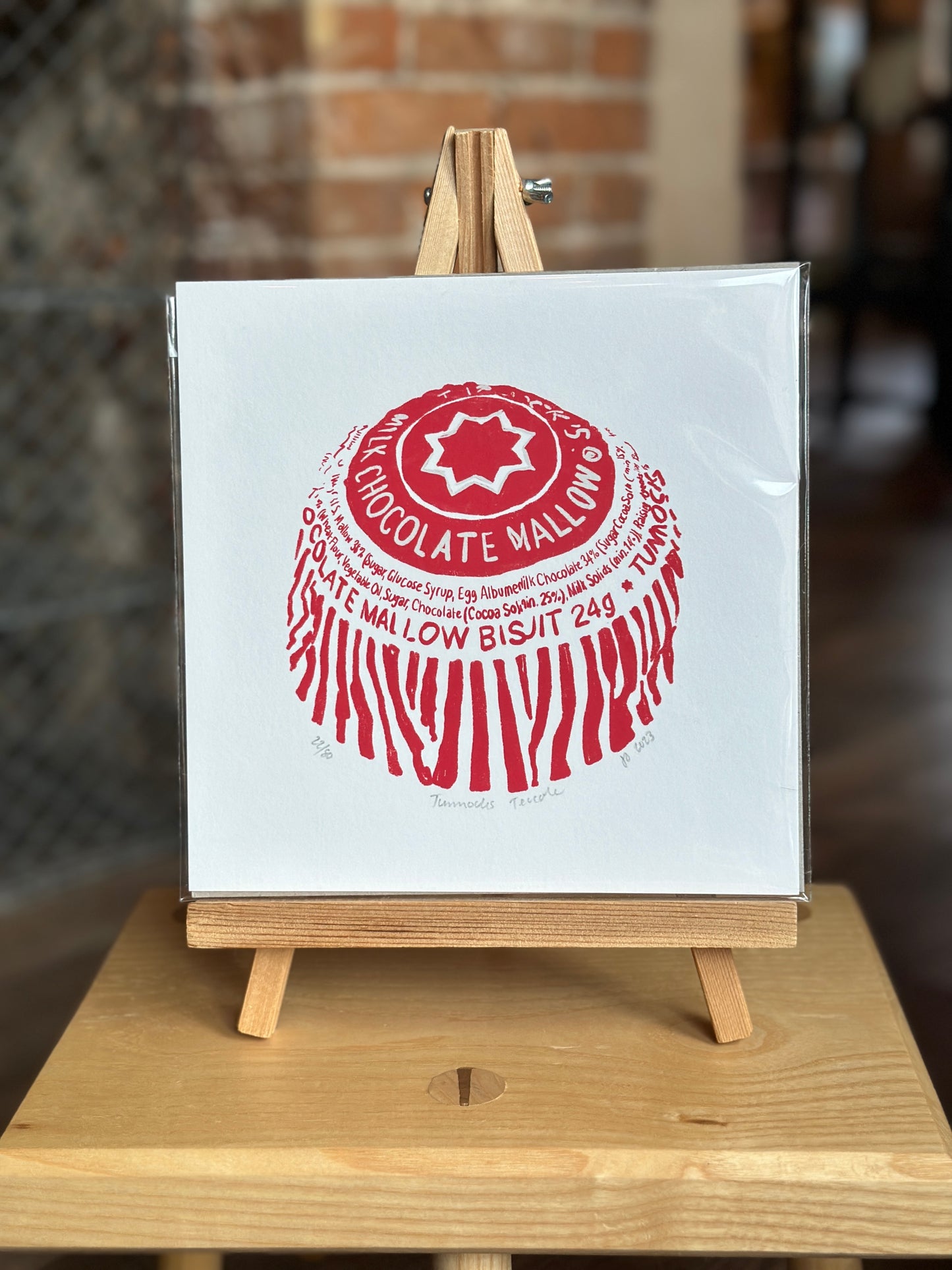 Tunnocks Teacake Giclee print