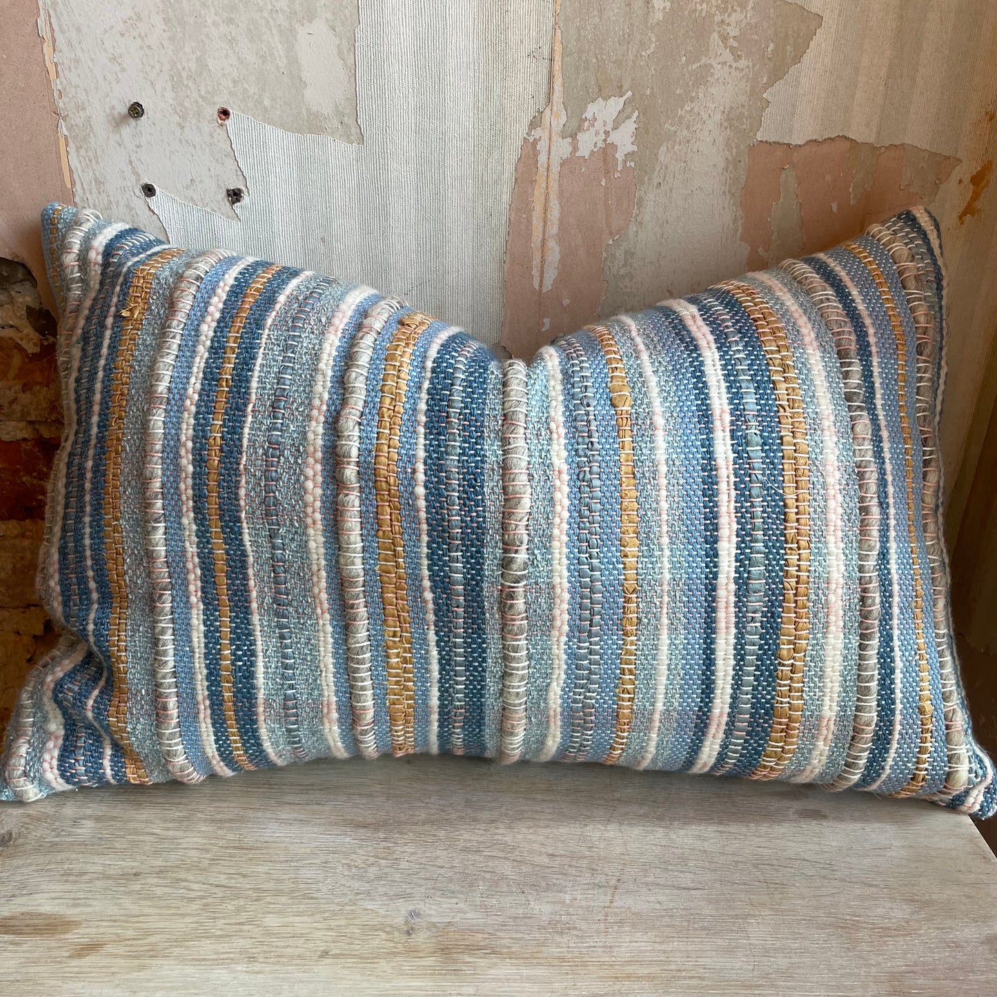 Holkham Beach Handwoven cushion