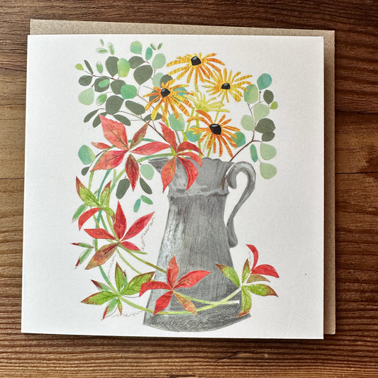 Autumn Flowers Card