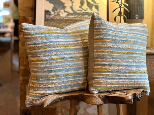 Shoreline Handwoven cushion