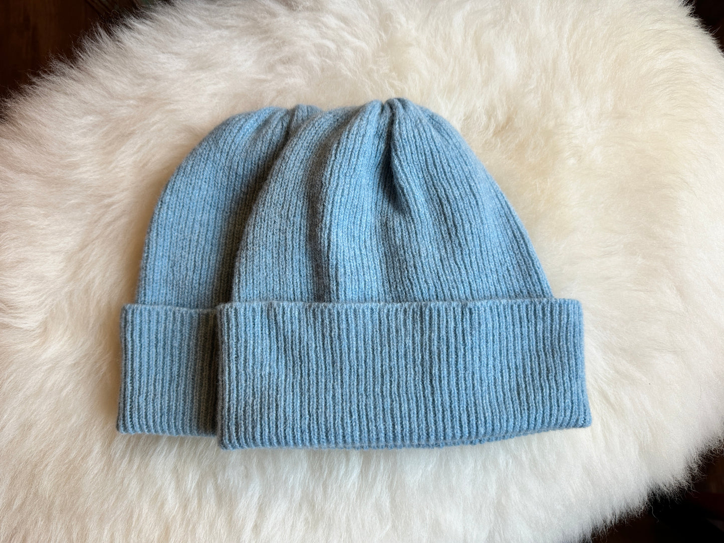 Lambswool Rib Beanie Hat