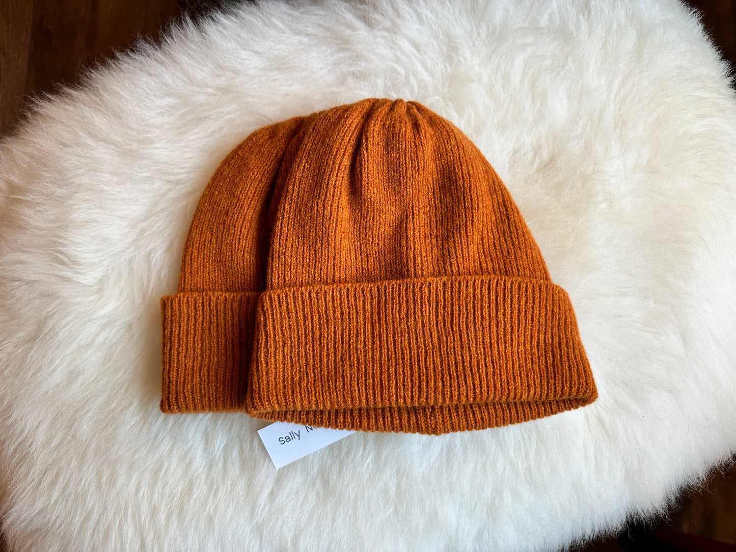 Lambswool Rib Beanie Hat