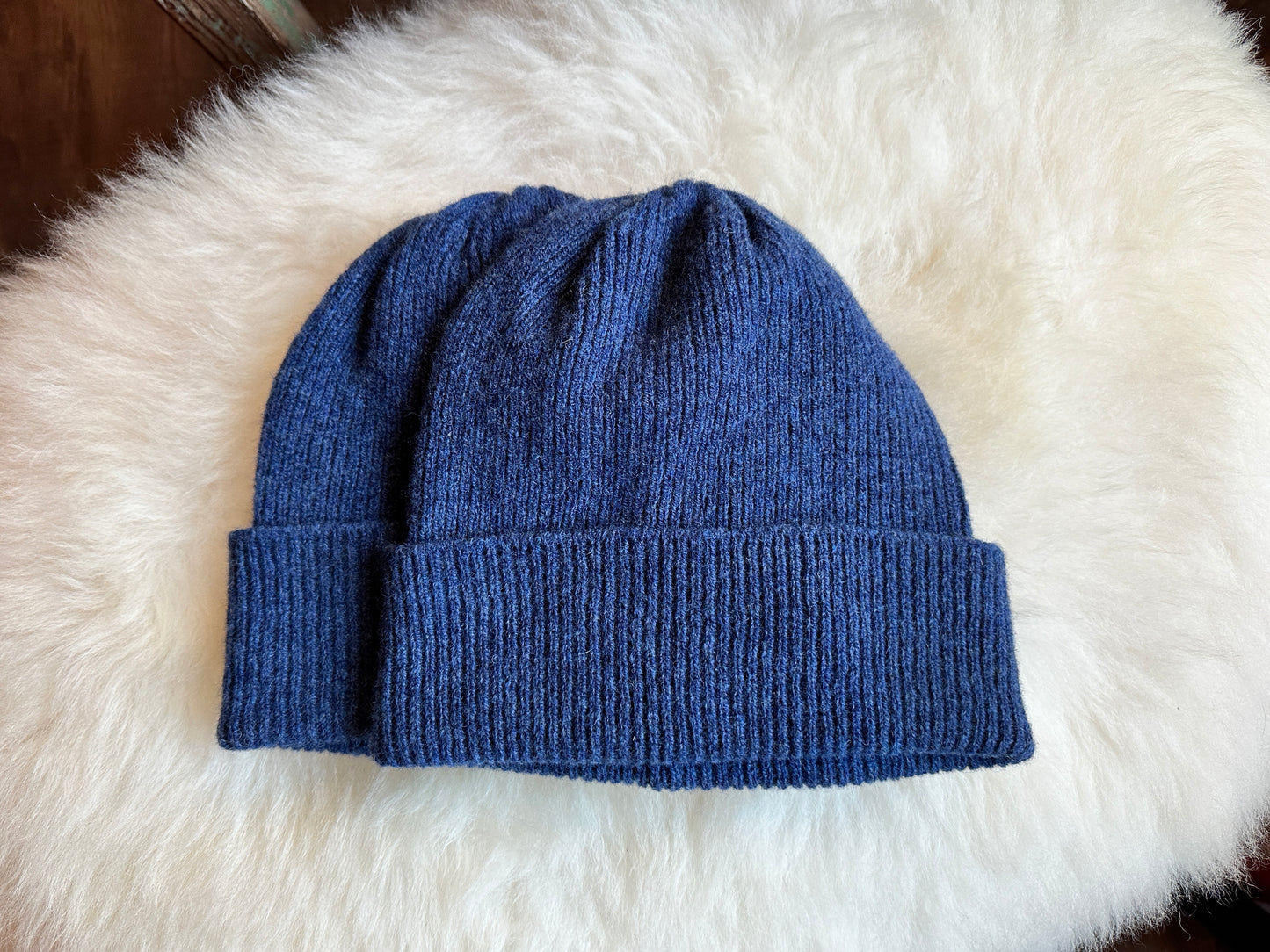 Lambswool Rib Beanie Hat