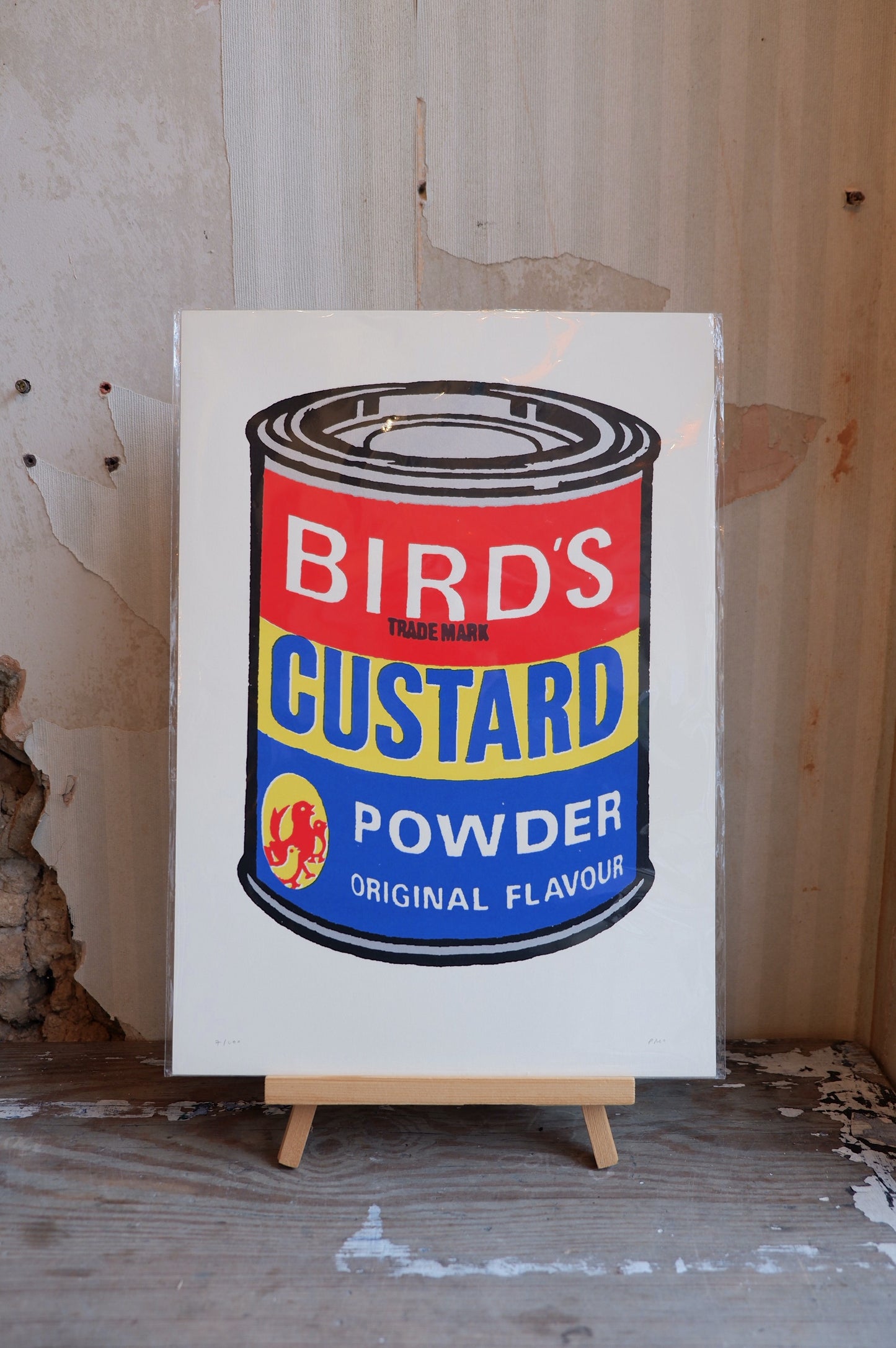 Custard 5 Colour Screen Print