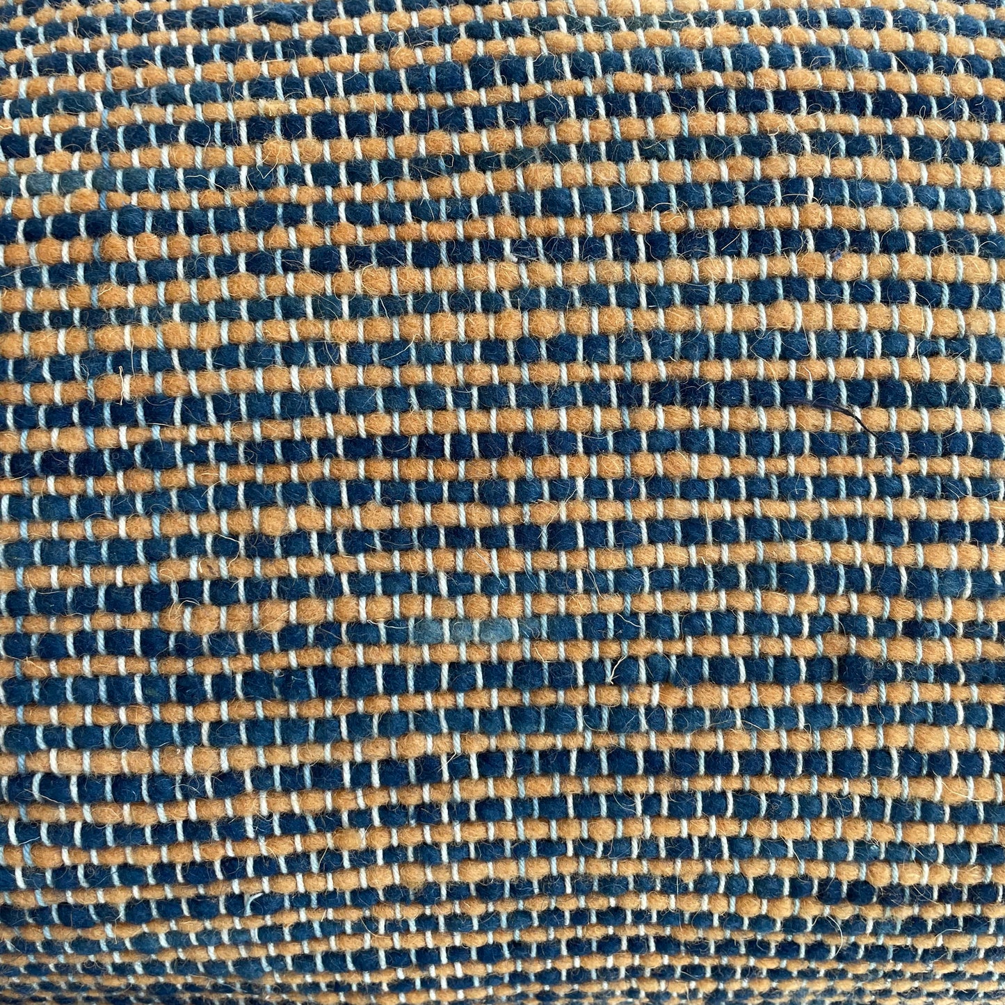 Henna & Indigo Handwoven Wool Cushion