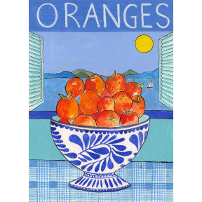 Oranges in a Bowl Giclee print