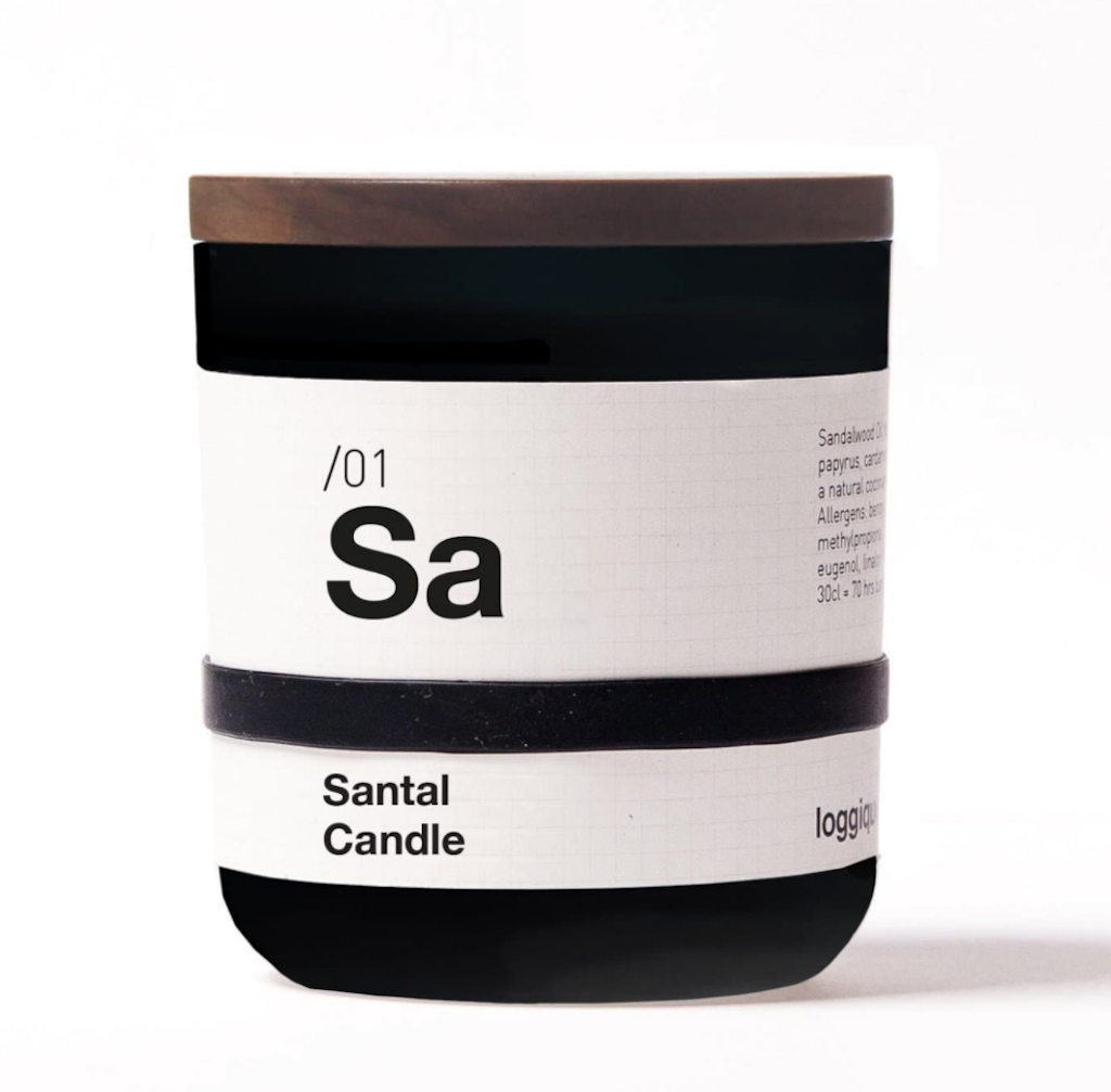 Sa/01 Santal Natural Wax Candle 30cl